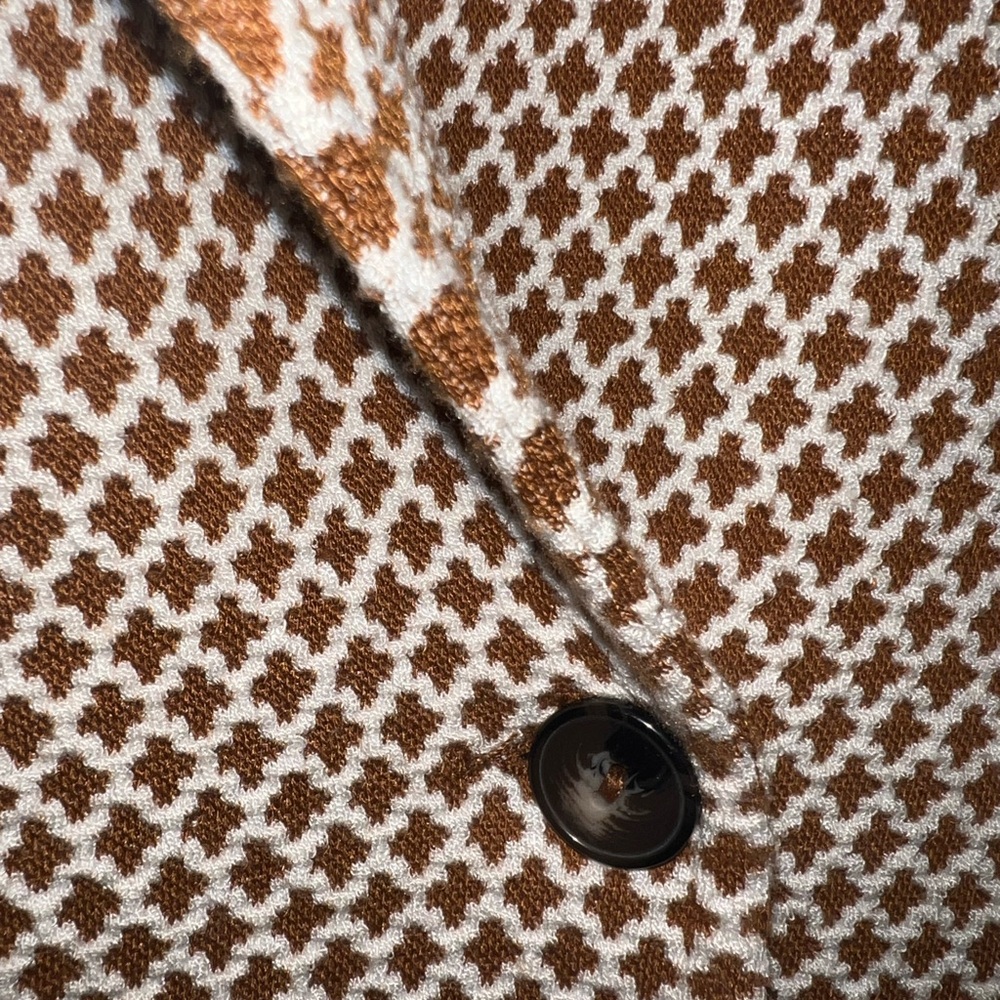 Maeve Tan and White Women's Blazer - Picture 3 of 4